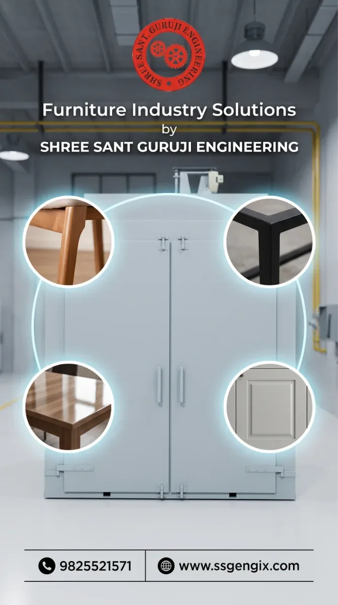 High Efficiency Powder Coating Machine & Oven Plant High Efficiency Powder Coating Machine & Oven Plant