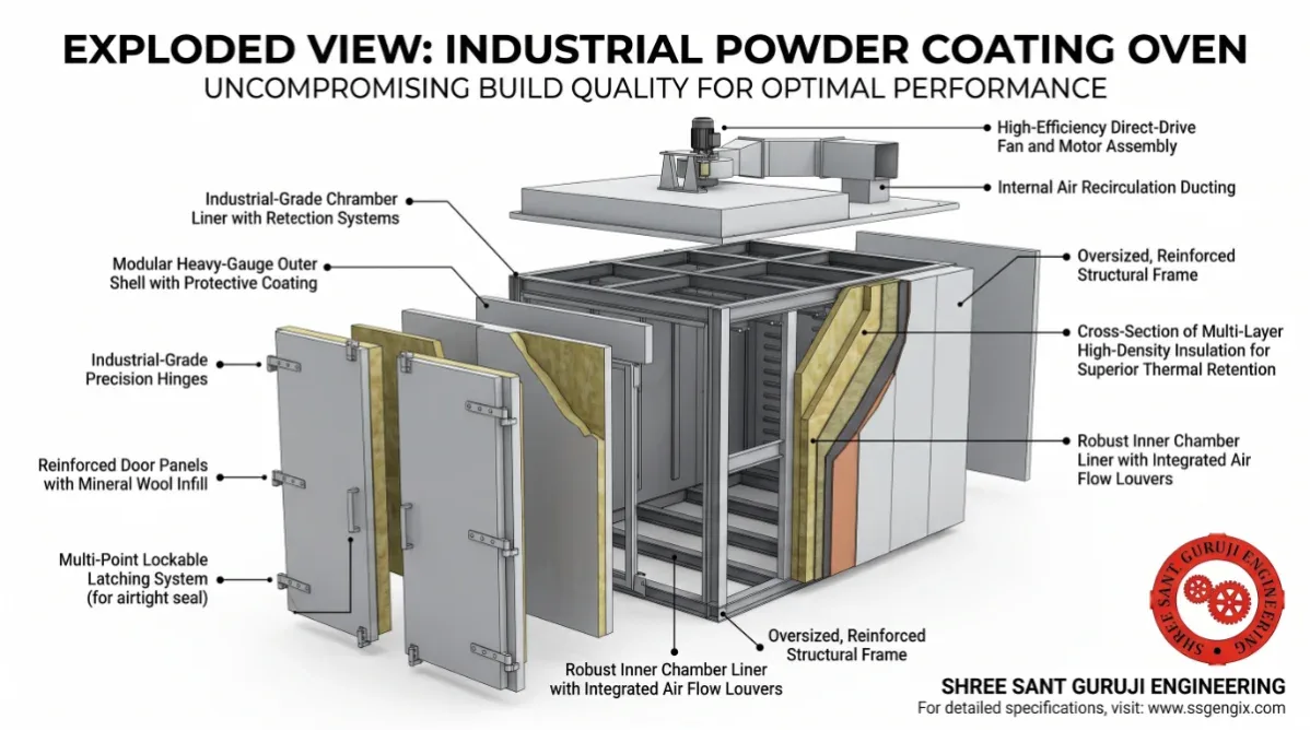 Powder Coating Oven & Curing Machine Powder Coating Oven & Curing Machine