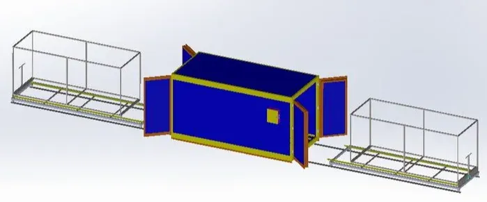12 feet powder coating oven gallery