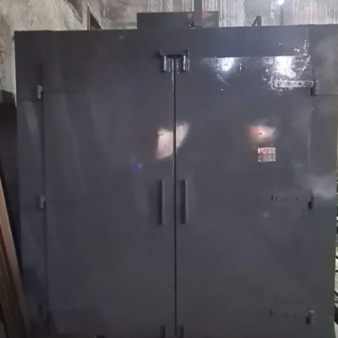 Alloy wheel powder coating oven