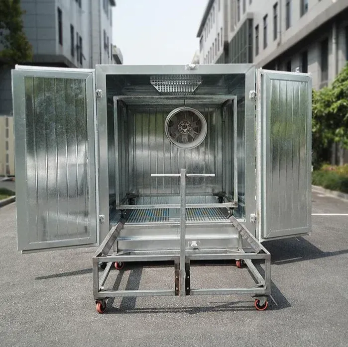 Batch types powder coating oven gallery