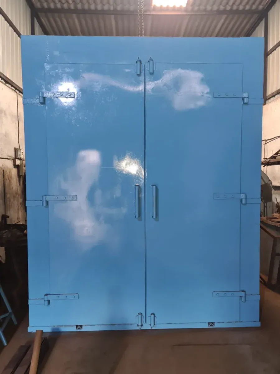 Batch types powder coating oven gallery