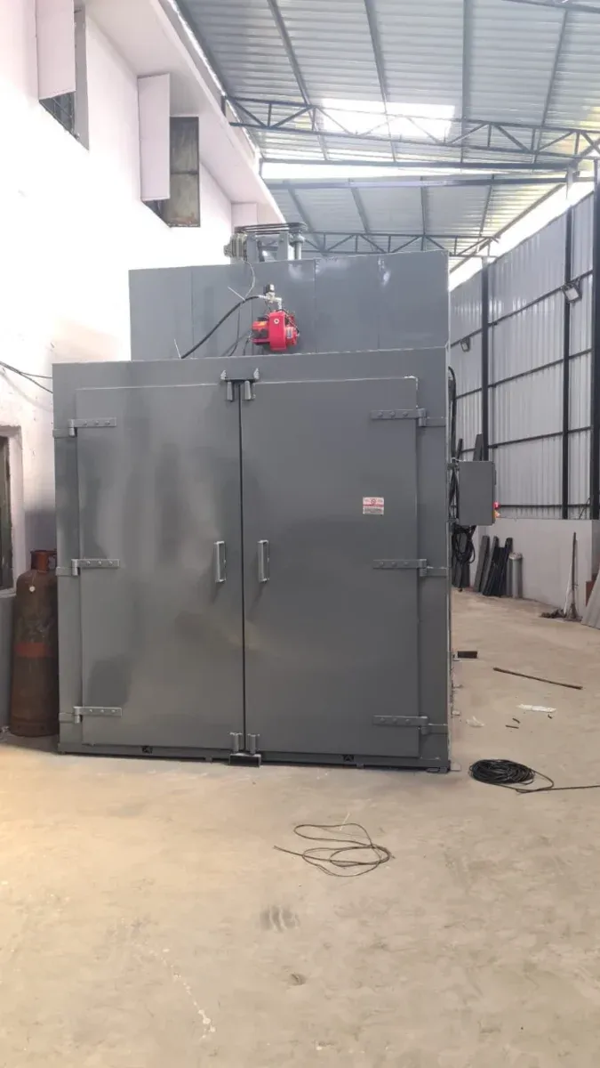 Electric batch powder coating oven gallery