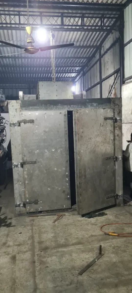 Electric batch powder coating oven gallery