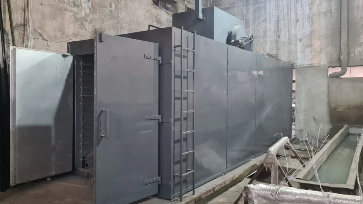 Electric batch powder coating oven gallery