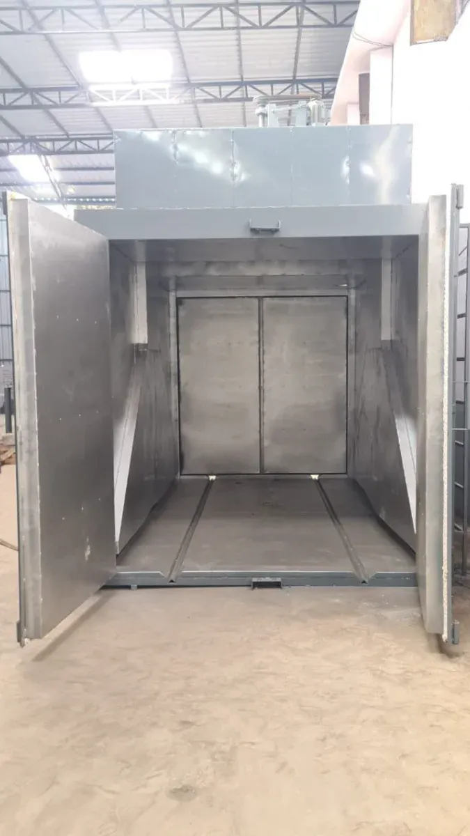 Electric batch powder coating oven gallery