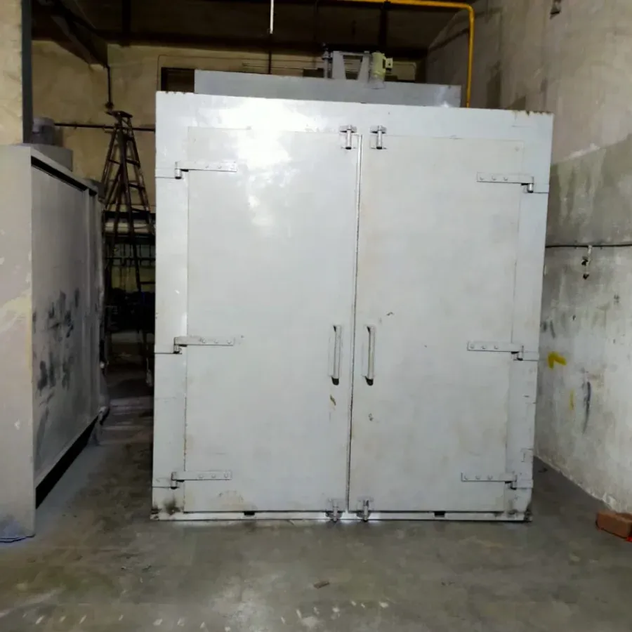 Gas fired powder coating oven gallery