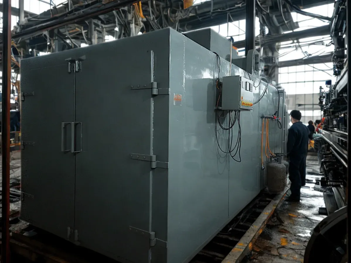 Gas fired powder coating oven gallery