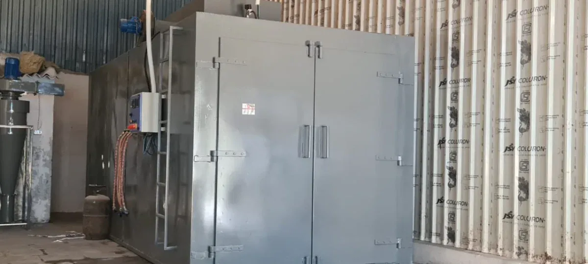 powder coating curing oven gallery image