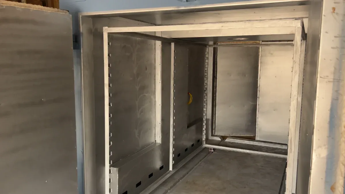 powder coating curing oven gallery image