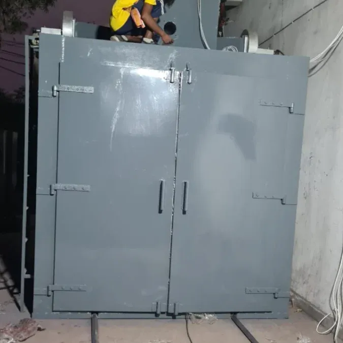 Small batch powder coating oven 